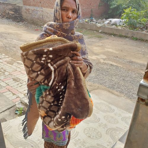 Blanket Distribution in the areas of Lucknow